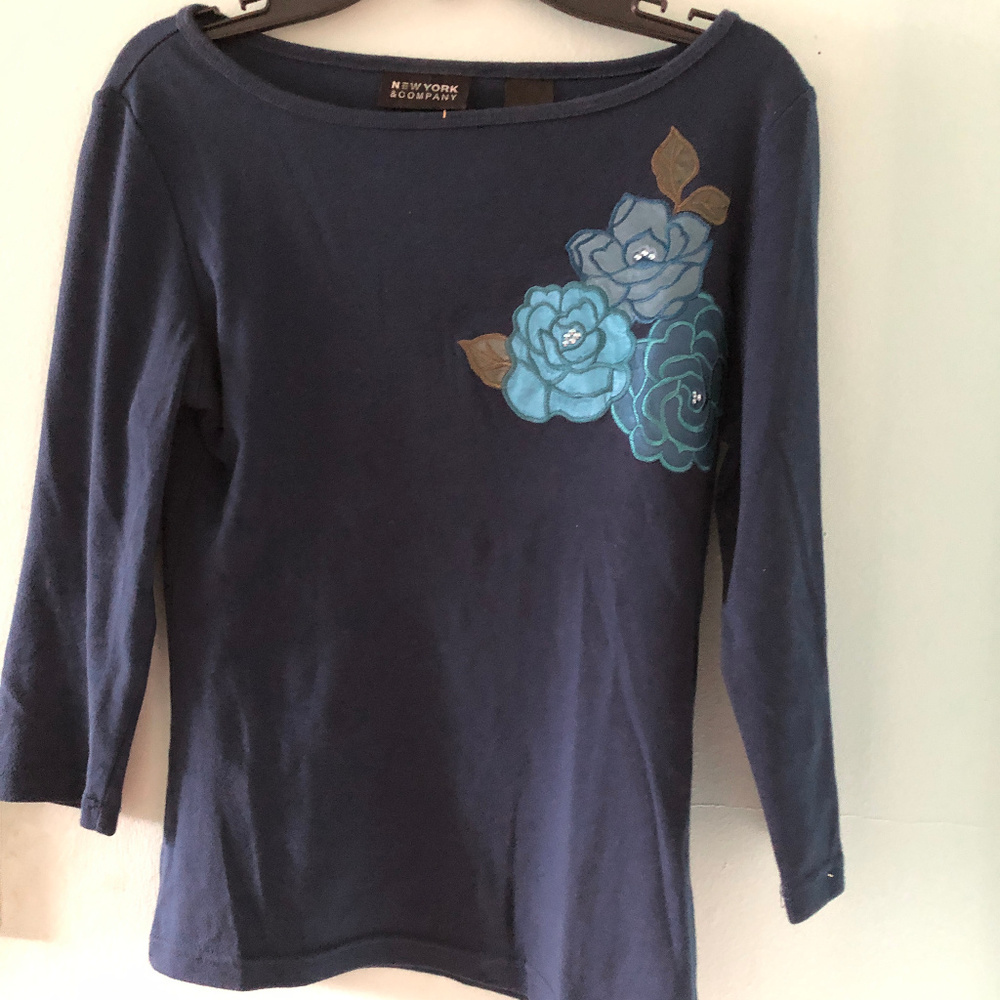 New York Company Blue Sweater